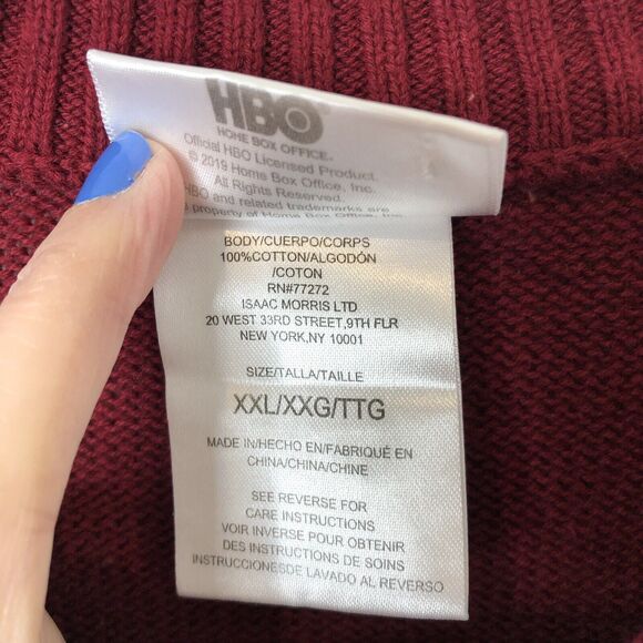 Game of Thrones Men's I Drink And I Know Things Crew Neck Sweater Size XXL - Picture 4 of 6